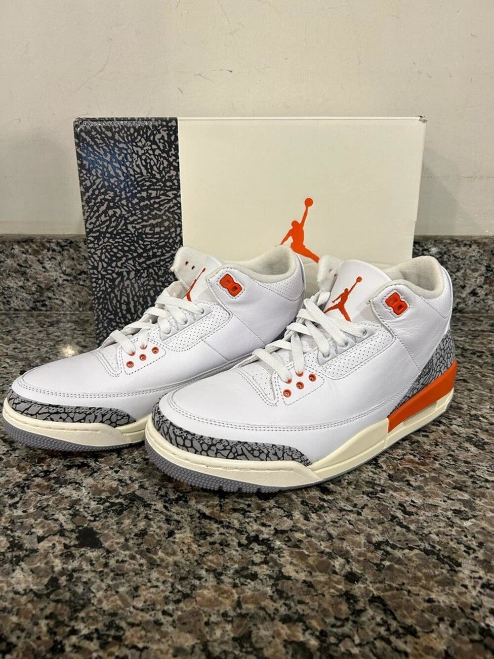 Air Jordan 3 Retro White / Cosmic Clay - Sail Women's US Size 11 SPB-SAL 334322